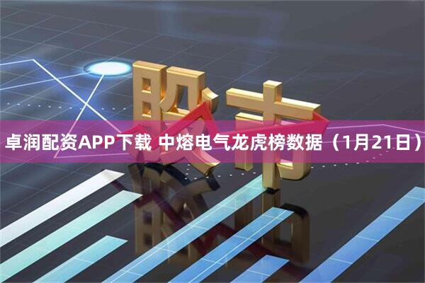 卓润配资APP下载 中熔电气龙虎榜数据（1月21日）